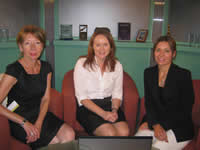 Phyllis Walters, Drumcondra; Bernie Whelan, Head Office; and Kate Moore, Carrigaline, Travel Counsellors Ireland