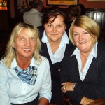 Quizzing for John Cassidy Travel, Dundrum, were Suzanne Reynolds, Eva Janlichova, and Karen Anderson