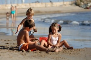 Family Fun on Salou Beach