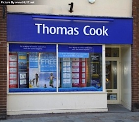 Thomas Cook Shop in UK