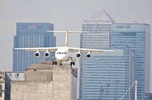 CityJet - LCY in background