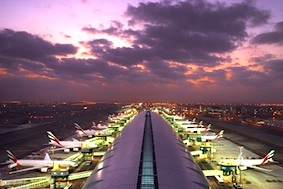 Dubai Airport at Dawn