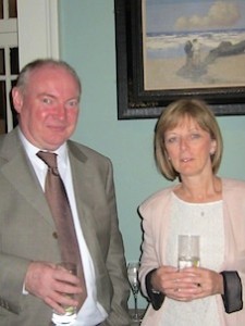 David O’Grady of eTravel with Valerie Metcalf, FCm Travel