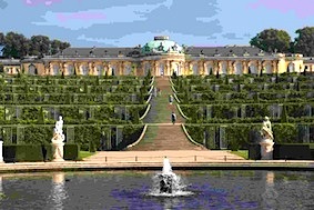 Potsdam Sanssouci Palace, Brandenburg