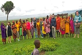 Topflight Kenya Group with the Masai