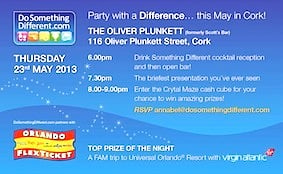 DSD Cork Party Invite