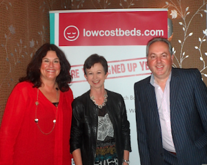 Lowcostbeds hosts Claire Trevis, Group Operations Director; Grainne Caffrey, Agency Sales Manager; and Clem Walshe, Managing Director Ireland & North America