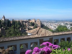 Granada’s famous Alhambra from Generalife