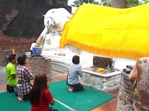 Reclining Buddha at Ayutthaya