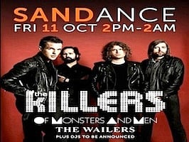 The Killers headlined Sandance in Dubai on 11th October