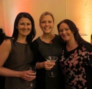 Clare Somers,Lisa byrne and Siobhan Floodall withSHG were at The Lost Society.