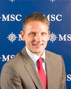 Giles Hawke, UK & Ireland Managing Director, MSC Cruises