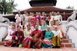 A wedding party in Chang Mai