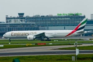 Emirates Boeing 777 at Dublin Airport - Double Daily