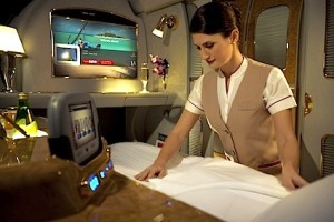 Emirates First Class private suite