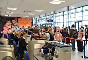 Check-in at London Southend Airport