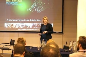 Sinead Reilly, Country Manager, Travelport Ireland, addresses ‘The Future of Air Distribution’ at Travel Technology Europe 2014