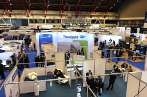 Travelport stand at TTE at Earl’s Court, London