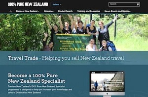 New Zealand Travel Trade Website