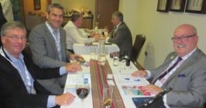 Gordon Penney ,Cuba Travel and Andre Migliarina,Go Hop meet with Juim Kirby from Bahwan Tours.