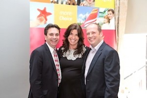 Declan Power, Shannon Airport; Leila McCabe, Falcon Holidays; and Ivan Beacom, Aer Lingus