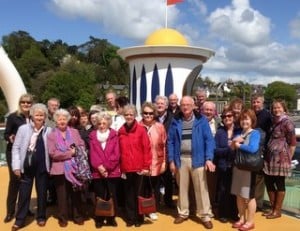The Travel Department group on board Brilliance of the Seas in Cobh.