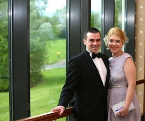 Travel Counsellor Susan Hegarty and husband Gary Power at the Gala Dinner