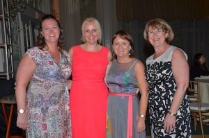 Travel Counsellors Sarah McCarthy, Jennifer O’Brien, General Manager Cathy Burke, and Mary Foyle at the Portofino Hotel, Universal Orlando