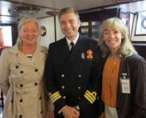 Kathryn Macdonnell,SNTO meets Commander Fernando Moreu and Lorraine Cunningham ,Lorraine Cunningham Travel.
