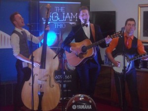 The JigJam Trio provided great music for the WestJet party