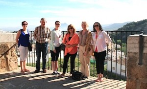 Fam group in Antequera, with Irene McCaffrey far right