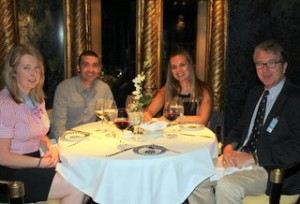 Lisa Croke joined Kevin Brady,Trailfinders,Jessiac Holdin Holland America and James Malone,Rathgar Travel for lunch.
