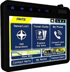 Hertz NeverLost GPS System