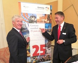 Martin Skelly, ITAA President, and Klaus Lohmann, Director, German National Tourist Office UK & Ireland