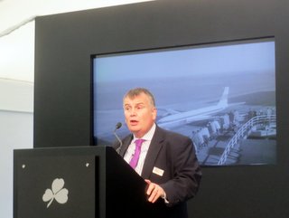 Mike Rutter the Chief Revenue Officer, Aer Lingus at the Business Class launch .