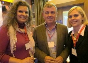 Kristin Skinner,Ray Scully both from Crystal Holidays with Helen Fyfe,Swiss International .