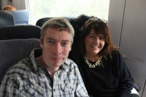Gordan Pulle,GPS Travel and Paula Dolan,GTI travel,experience the DB-ICE first Class product.