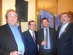 Attending the event were Liam Lonergan, Club Travel; Kevin Nowlan, Topflight; Philip Airey, Sunway; and John Keogh, Aer Lingus