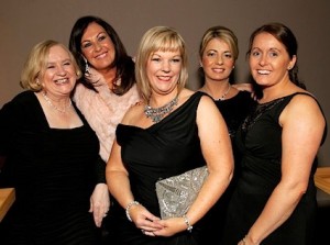 Anita Kelly, Janette Taylor, Mary Denton and Deirdre Sweeny, Sunway, with Sinead McGrane, GoHop.ie