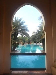 Main swimming pool in Club Med Marrakech La Palmeraie
