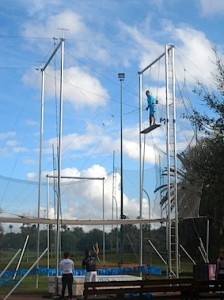 Trapeze tuition is a popular activity