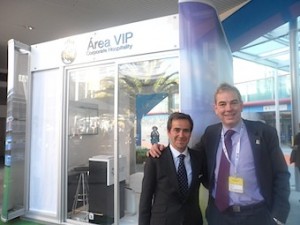 Antonio Ales, Andalucia Tourism Board, meets Gonzalo Cebalos