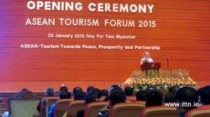 Thein Sein the President officially opens ATF 2015.
