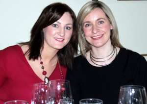 Clodagh Oxley, Visit USA , and  Fiona Noonan, American Airlines  were  at networking event .