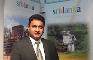 Nalin Perera, Tourism Promotion Officer, Sri Lanka Tourism Promotion Bureau, at Holiday World Dublin