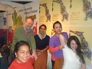 Chris Lee, Marketing Advisor, and Joanna Cooke, Consumer Marketing & PR Manager – Leisure, UK & Ireland, Tourism Authority of Thailand, ‘Discover Thainess’ at Holiday World in Dublin