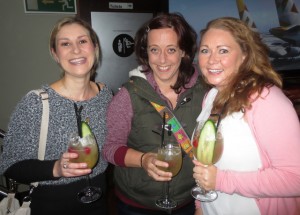 Three happy ladies at the fuction were Jennifer Byrne,Nicola Morgan and Sinead Robinson.
