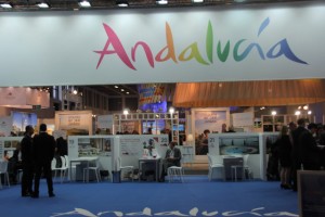 The large Andalucia stand at ITB in Berlin .