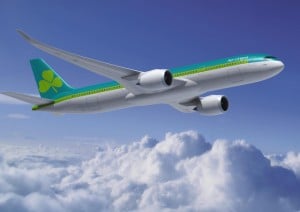 The new Aer Lingus A-350-900