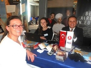 Sarah McCarthy, winner of the Best Travel Counsellor Award, with Ann Marie Dalton and Onur Gul, Turkish Airlines